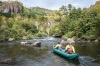 Gumotex Baraka Paddling down a River