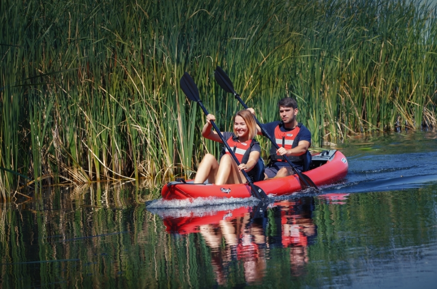 Paddling the Gumotex Thaya
