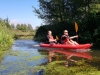 Twist 2 inflatable kayak for tandem or solo use.