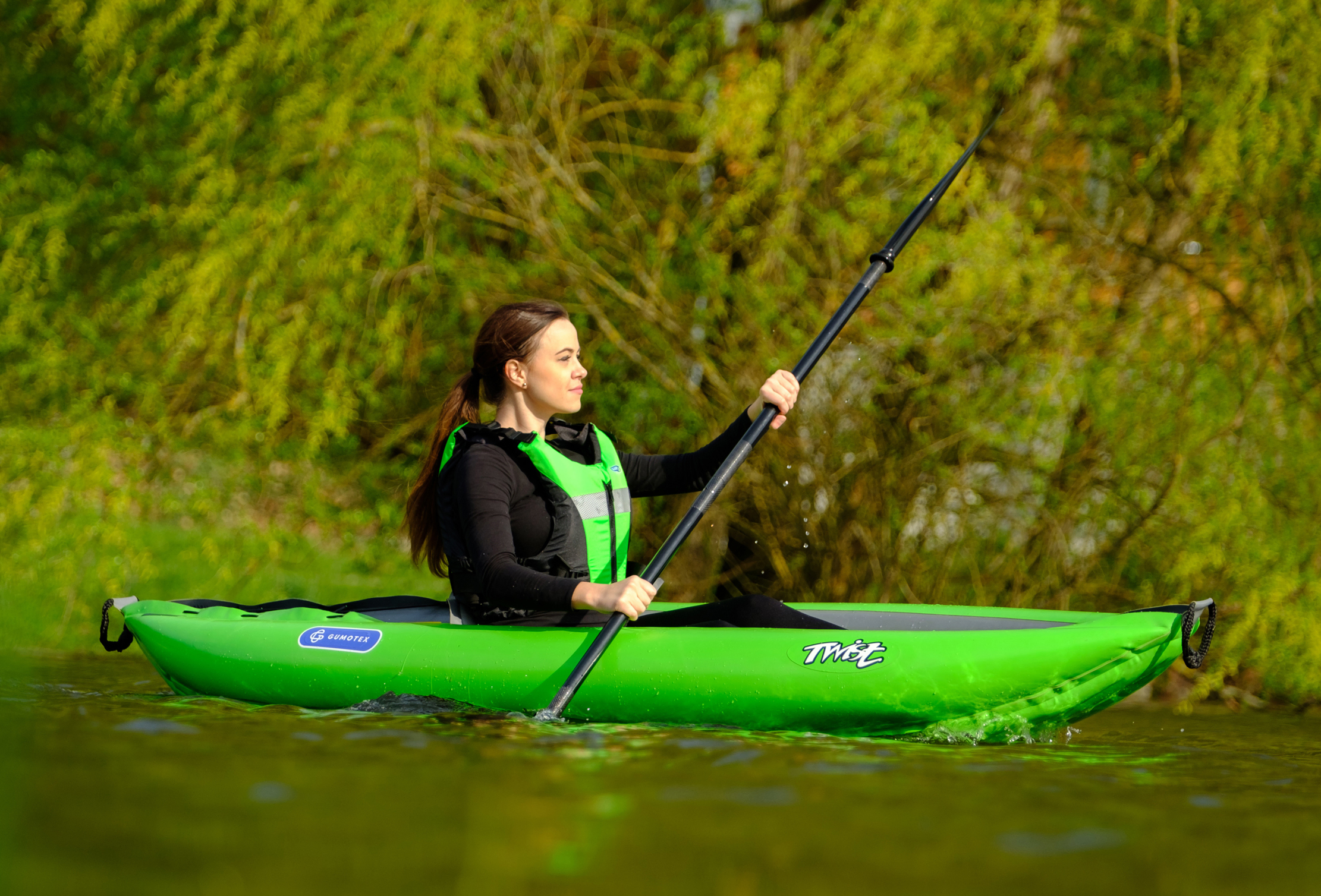Solo Inflatable Kayaks with Single Seat
