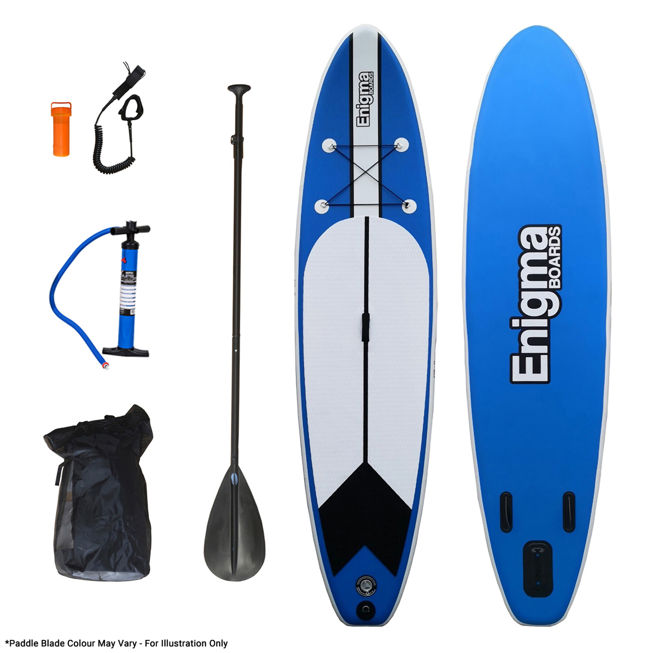 Enigma 11ft Stand Up Paddle Board Package Contents